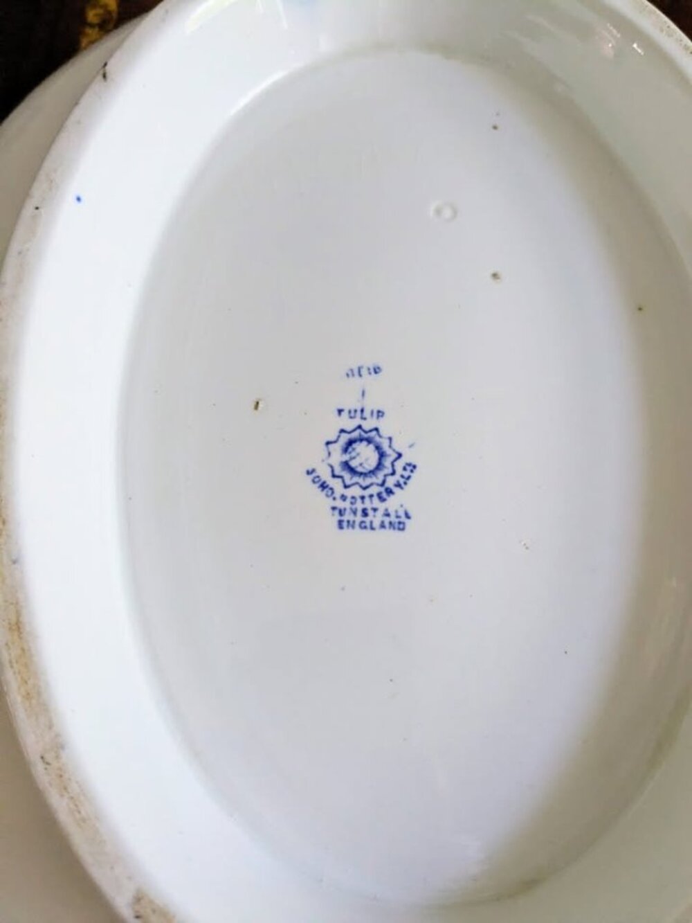 Antique English Soho Pottery Wash Pitcher & Basin - Picture 3 of 3